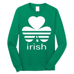 Irish Shamrock Logo Long Sleeve Shirt