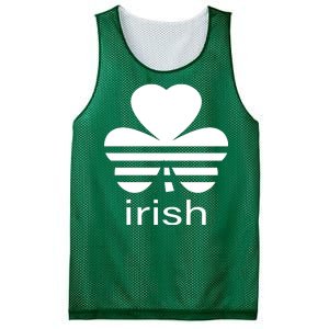 Irish Shamrock Logo Mesh Reversible Basketball Jersey Tank