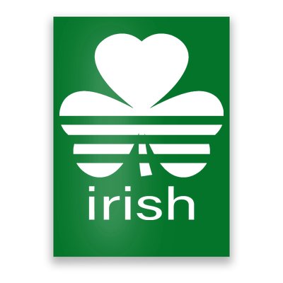 Irish Shamrock Logo Poster