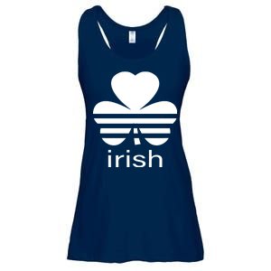 Irish Shamrock Logo Ladies Essential Flowy Tank