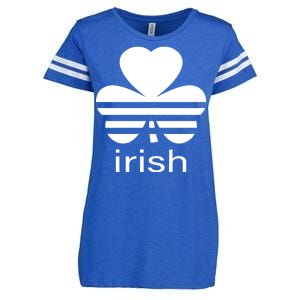 Irish Shamrock Logo Enza Ladies Jersey Football T-Shirt