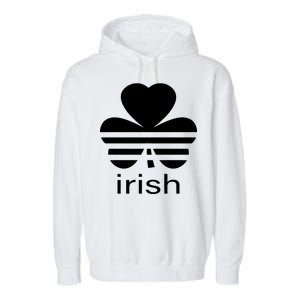 Irish Shamrock Logo Garment-Dyed Fleece Hoodie