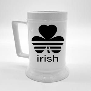 Irish Shamrock Logo Beer Stein