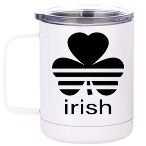 Irish Shamrock Logo 12 oz Stainless Steel Tumbler Cup