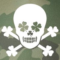 Irish Shamrock Skull Legacy Tie Dye Trucker Hat