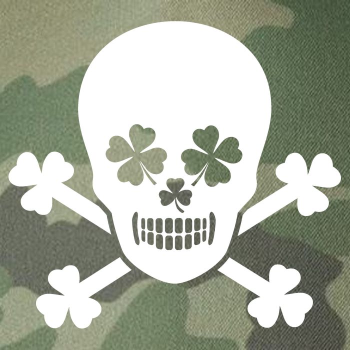 Irish Shamrock Skull Legacy Tie Dye Trucker Hat