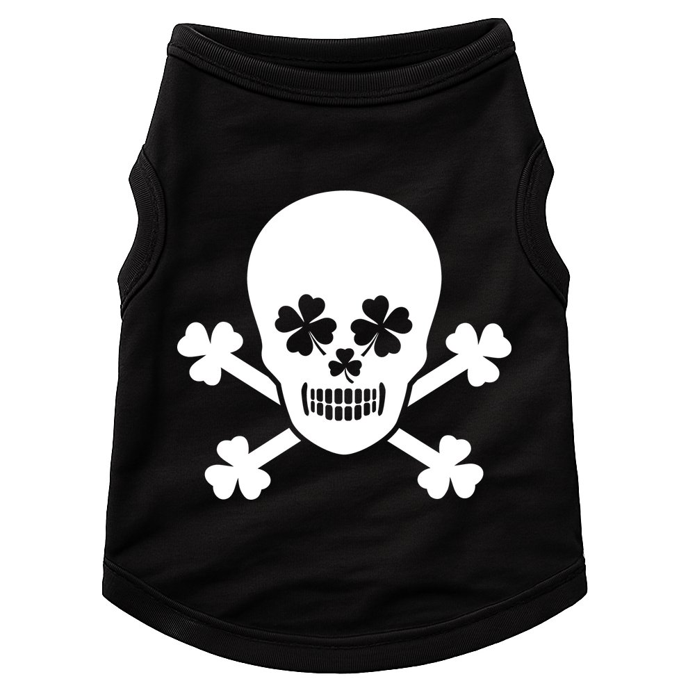 Irish Shamrock Skull Doggie Tank