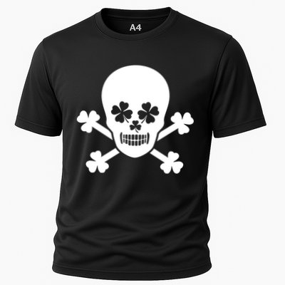 Irish Shamrock Skull Performance Shirt