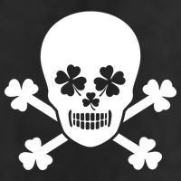 Irish Shamrock Skull 15oz Campfire Ceramic Mug