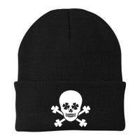 Irish Shamrock Skull Beanie