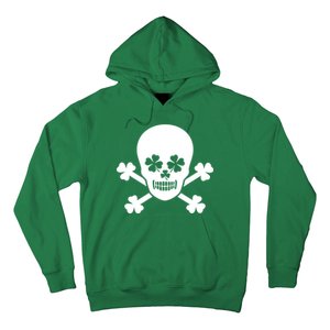 Irish Shamrock Skull Hoodie