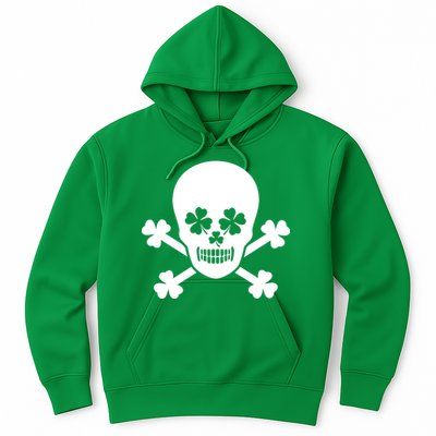 Irish Shamrock Skull Hoodie