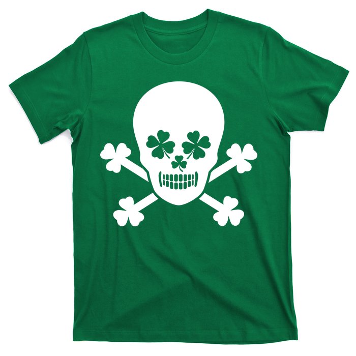 Irish Shamrock Skull T-Shirt