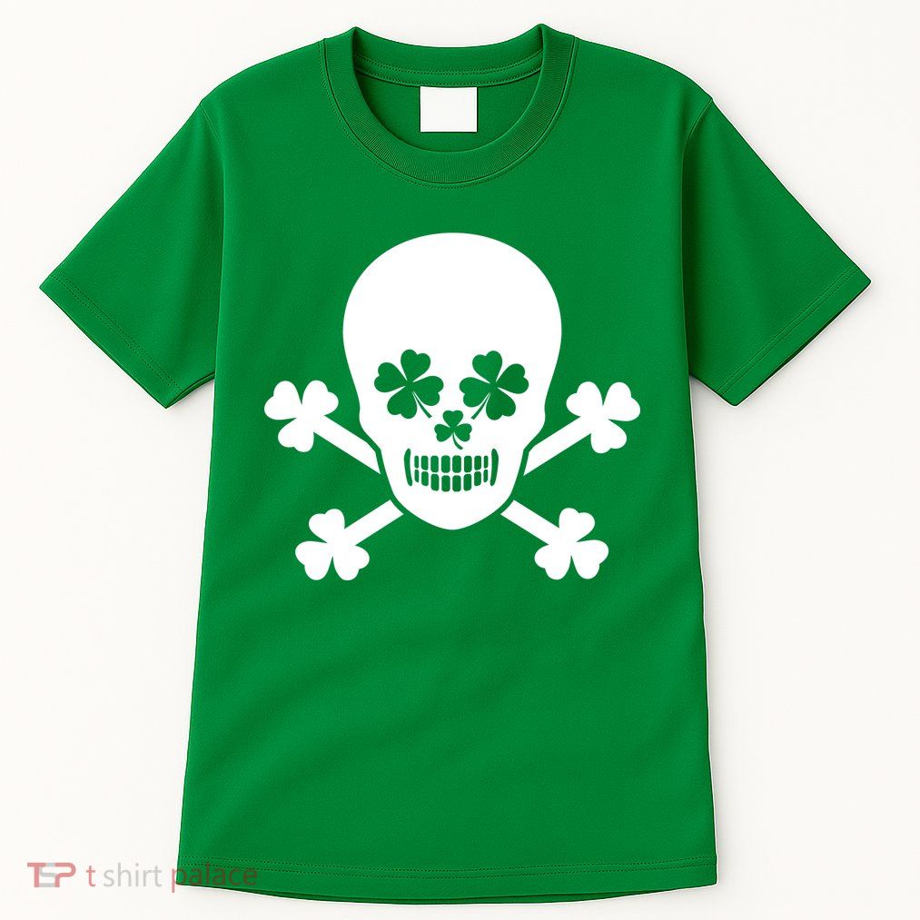 Irish Shamrock Skull Tall T-Shirt