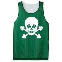 Irish Shamrock Skull Mesh Reversible Basketball Jersey Tank