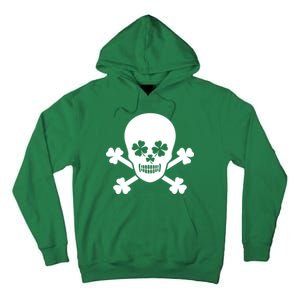 Irish Shamrock Skull Tall Hoodie