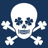 Irish Shamrock Skull Infant Baby Jersey Bodysuit