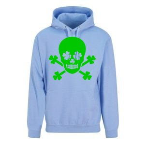 Irish Shamrock Skull Unisex Surf Hoodie