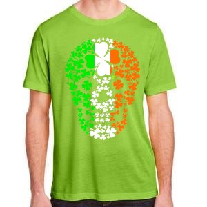 Irish Skull Ireland Clover Adult ChromaSoft Performance T-Shirt