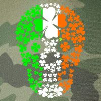 Irish Skull Ireland Clover Legacy Tie Dye Trucker Hat