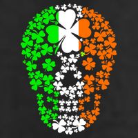 Irish Skull Ireland Clover Cool Comfort Performance Bucket Hat