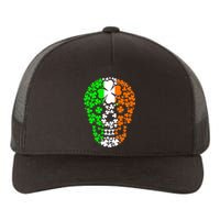 Irish Skull Ireland Clover Yupoong Adult 5-Panel Trucker Hat