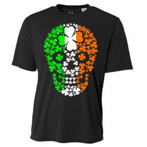 Irish Skull Ireland Clover Cooling Performance Crew T-Shirt