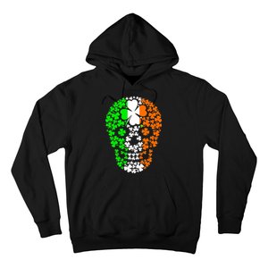 Irish Skull Ireland Clover Hoodie