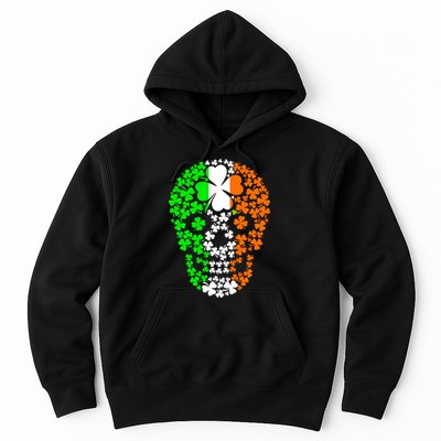 Irish Skull Ireland Clover Hoodie