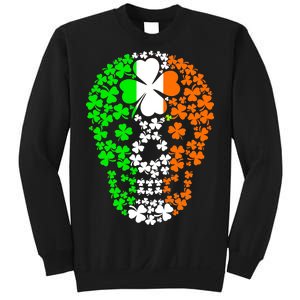 Irish Skull Ireland Clover Sweatshirt