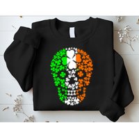 Irish Skull Ireland Clover Sweatshirt