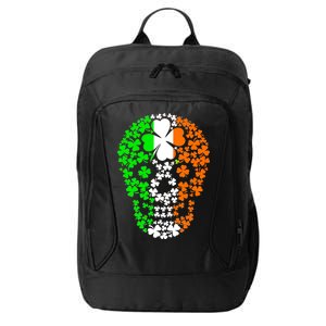 Irish Skull Ireland Clover City Backpack