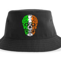Irish Skull Ireland Clover Sustainable Bucket Hat