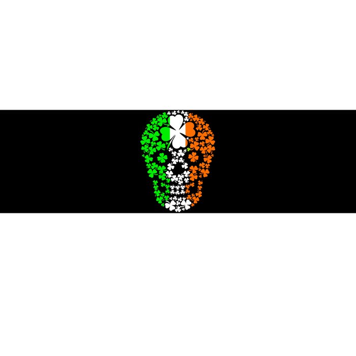 Irish Skull Ireland Clover Bumper Sticker