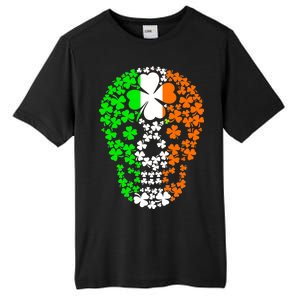 Irish Skull Ireland Clover Tall Fusion ChromaSoft Performance T-Shirt