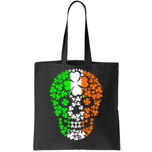 Irish Skull Ireland Clover Tote Bag