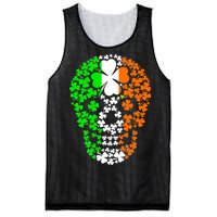 Irish Skull Ireland Clover Mesh Reversible Basketball Jersey Tank