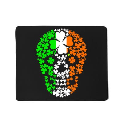 Irish Skull Ireland Clover Mousepad