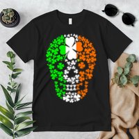 Irish Skull Ireland Clover Premium T-Shirt