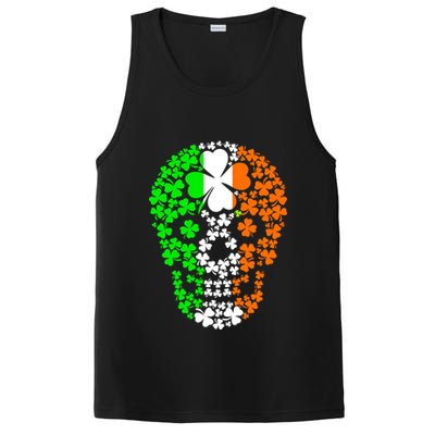 Irish Skull Ireland Clover PosiCharge Competitor Tank