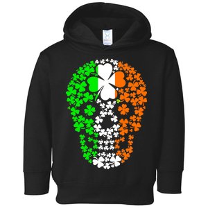 Irish Skull Ireland Clover Toddler Hoodie