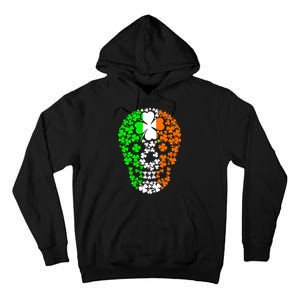 Irish Skull Ireland Clover Tall Hoodie