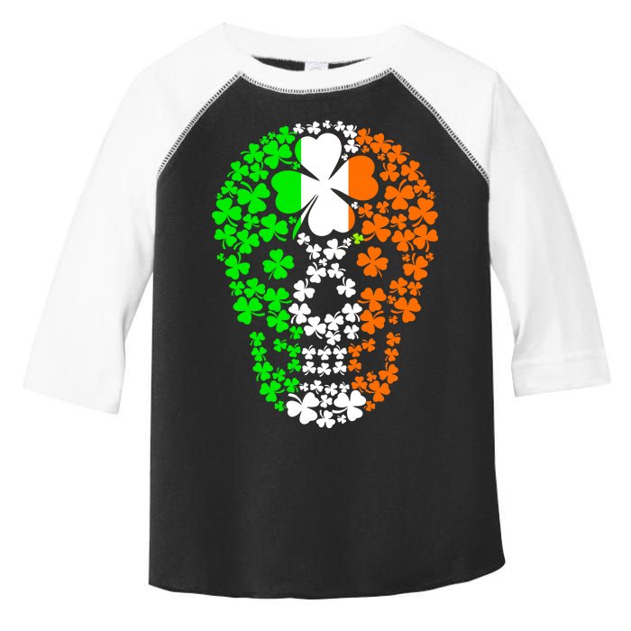 Irish Skull Ireland Clover Toddler Fine Jersey T-Shirt