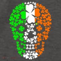 Irish Skull Ireland Clover Vector Backpack