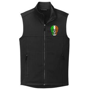 Irish Skull Ireland Clover Collective Smooth Fleece Vest