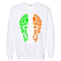 Irish Skull Ireland Clover Garment-Dyed Sweatshirt