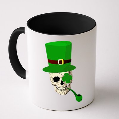 Irish Skull Smoking A Pipe Mug