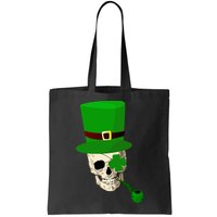 Irish Skull Smoking A Pipe Bag