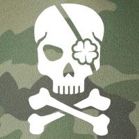 Irish Skull With A Pirate Clover Patch Legacy Tie Dye Trucker Hat