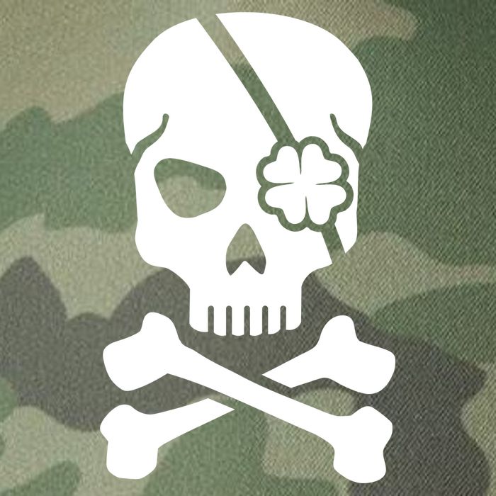 Irish Skull With A Pirate Clover Patch Legacy Tie Dye Trucker Hat